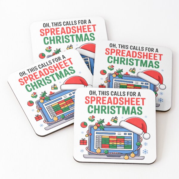 Item preview, Oh This Calls for a Spreadsheet Christmes designed and sold by Marcite.