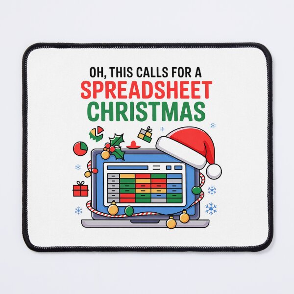 Item preview, Oh This Calls for a Spreadsheet Christmes designed and sold by Marcite.