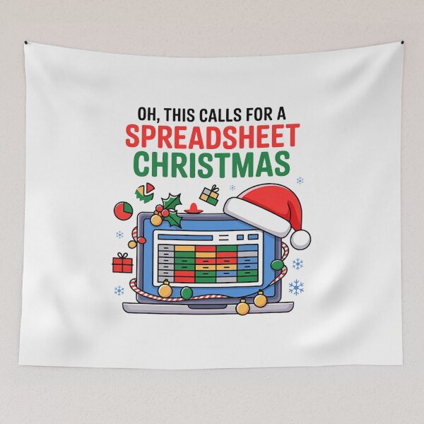Item preview, Oh This Calls for a Spreadsheet Christmes designed and sold by Marcite.
