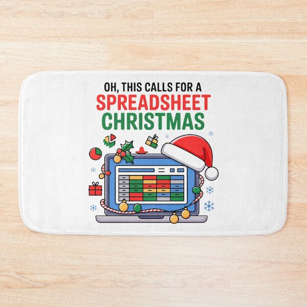 Item preview, Oh This Calls for a Spreadsheet Christmes designed and sold by Marcite.