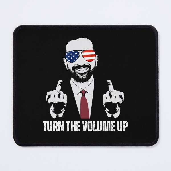 Item preview, Zohran Mamdani Turn The Volume Up designed and sold by ANNINOART ⭐⭐⭐⭐⭐.