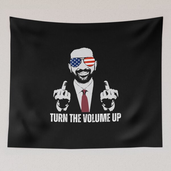 Item preview, Zohran Mamdani Turn The Volume Up designed and sold by ANNINOART ⭐⭐⭐⭐⭐.