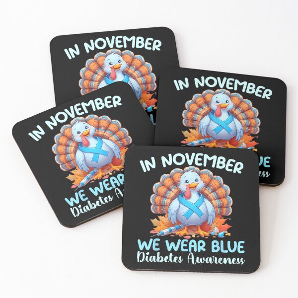 Item preview, Bow Quote November Blue Support Vintage Month Style designed and sold by Williammarger.