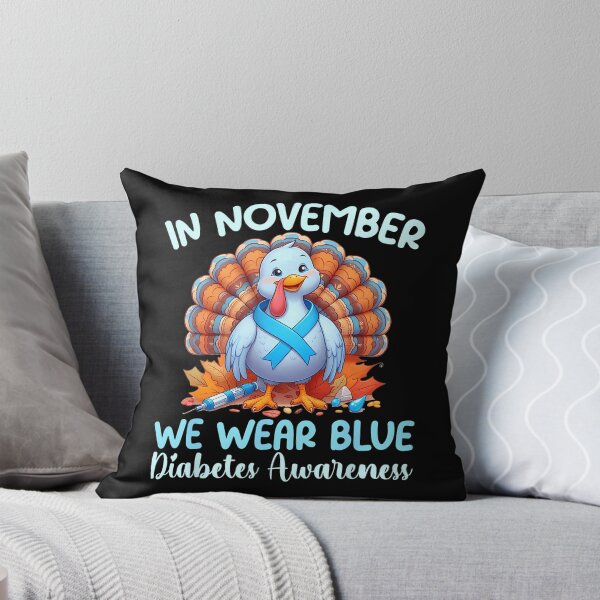 Item preview, Bow Quote November Blue Support Vintage Month Style designed and sold by Williammarger.