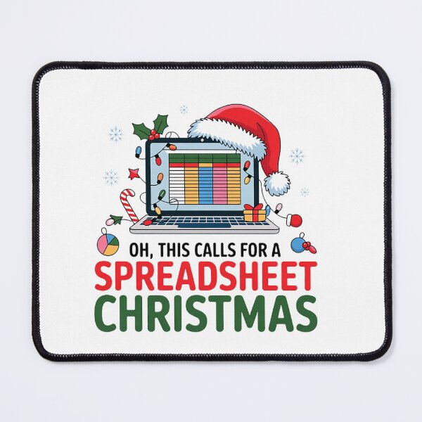 Item preview, Oh This Calls for a Spreadsheet Christmes designed and sold by Marcite.