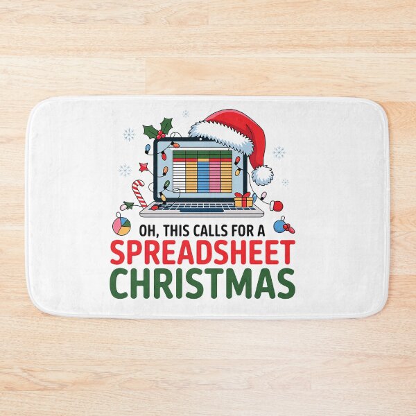 Item preview, Oh This Calls for a Spreadsheet Christmes designed and sold by Marcite.