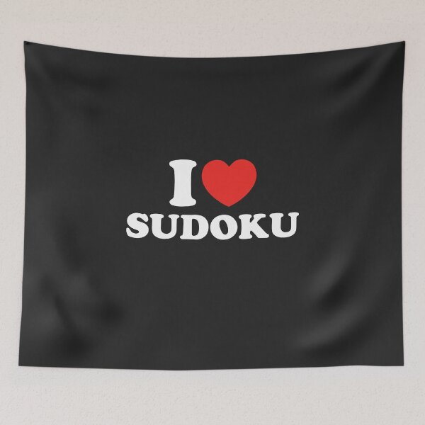 Item preview, I Love Sudoku designed and sold by shitpostee.