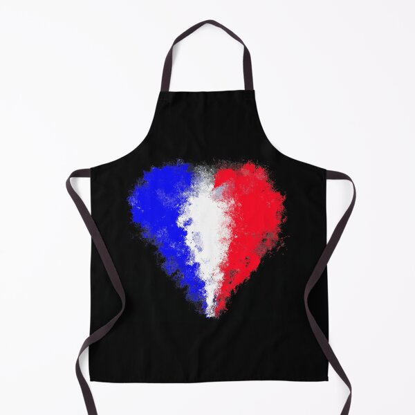Item preview, Blue White Red Heart - French Love and Pride designed and sold by Danisa84.