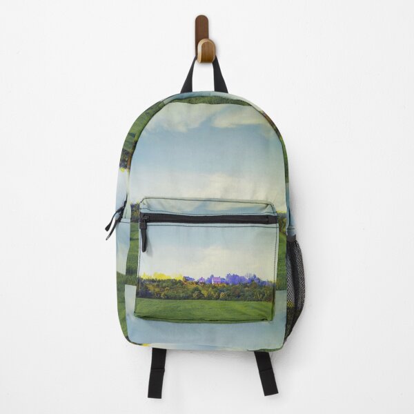 Item preview, Chromatic Farm Landscape Glitch - Surreal Yellow & Blue Field designed and sold by SergioMiklos.