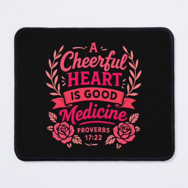 Item preview, Proverbs 17:22 A Cheerful Heart Is Good Medicine designed and sold by plushism.