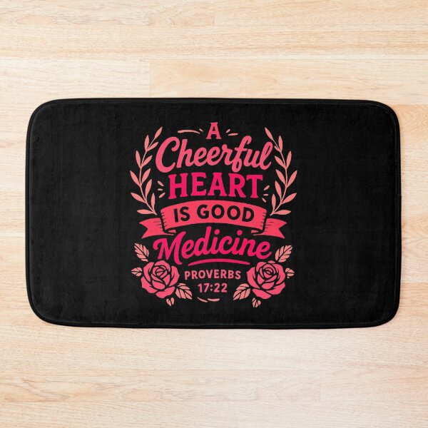 Item preview, Proverbs 17:22 A Cheerful Heart Is Good Medicine designed and sold by plushism.