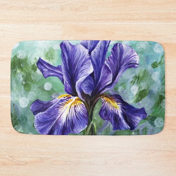 Artikelvorschau, Iris-Acrylgemälde entworfen und verkauft von Adam Wróbel.