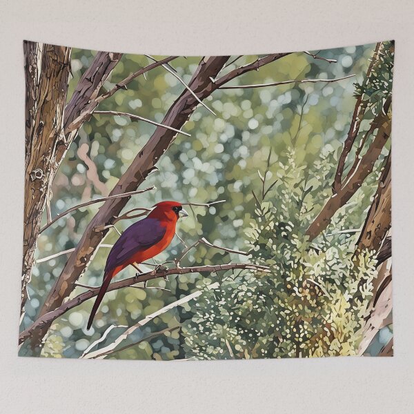 Item preview, Red Cardinal in Nature designed and sold by tomorrowsart.