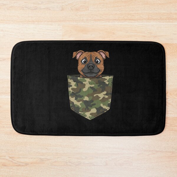 Item preview, Pocket Staffy designed and sold by GraphicTeeHubs.
