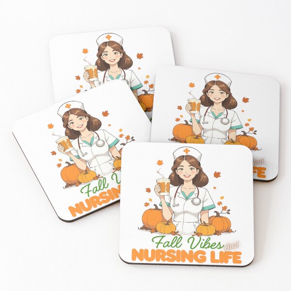 Item preview, Fall Vibes, Nursing Life Gift: 'Pumpkin Spice and Everything Nice' RN & Nursing Student Apparel designed and sold by VibranPalette.