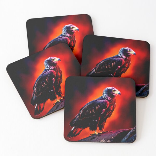 Item preview, Majestic Eagle in a Crimson Sunset designed and sold by Exodoi.