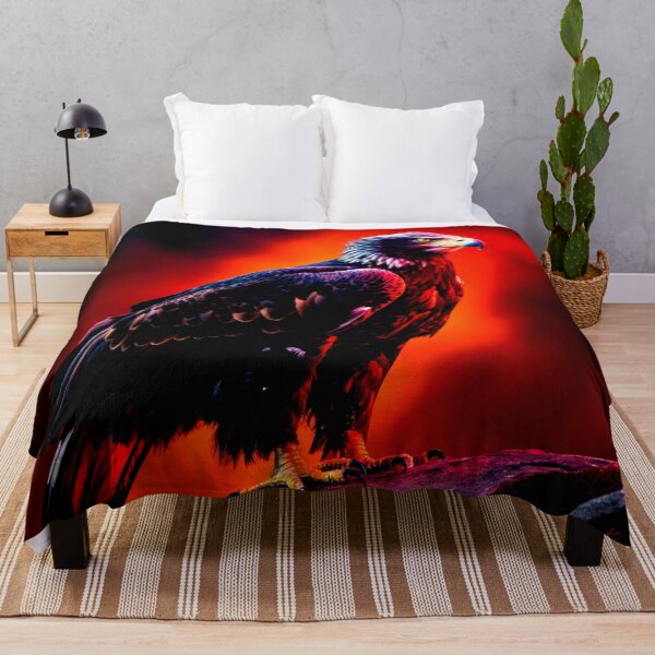 Item preview, Majestic Eagle in a Crimson Sunset designed and sold by Exodoi.