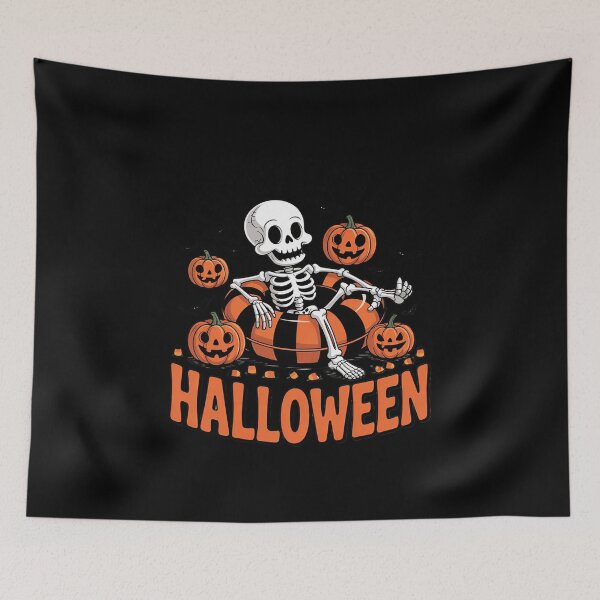 Item preview, Spooky Summer Skeleton Just Waiting For Halloween 13  designed and sold by KonstanKoraner.