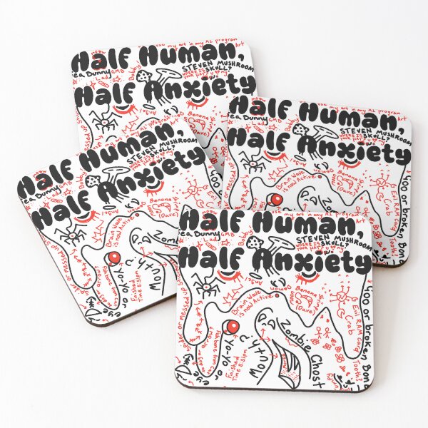 Item preview, Half Human Half Anxiety designed and sold by FunkySeaBunny.