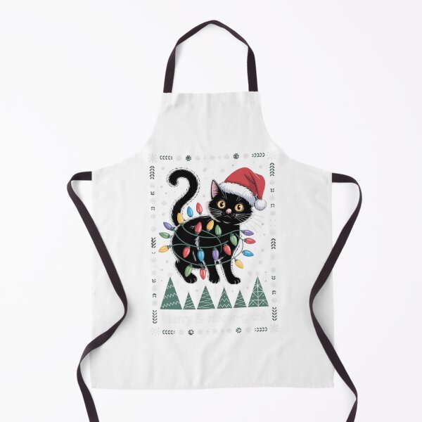 Item preview, Christmas Cat Wrapped in Lights - Meowgical Holiday Cheer - Classic T-Shirt designed and sold by inkfluenceart.