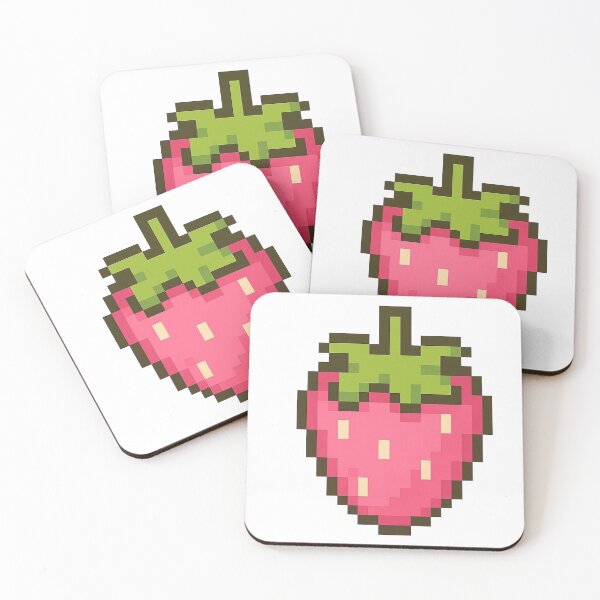 Item preview, Strawberry graphic art soft  designed and sold by PearlyCloudCo.