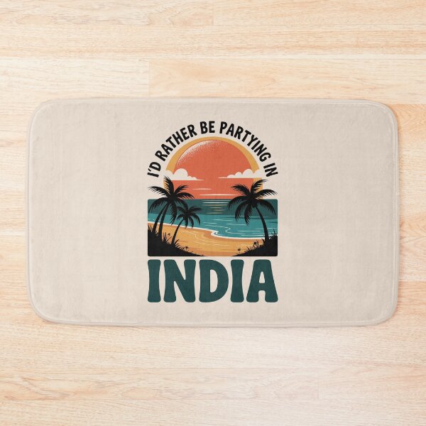 Item preview, Summer vibe India Poster – Tropical Sunset Party Travel Wall Art designed and sold by paulo silveira.