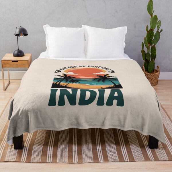 Item preview, Summer vibe India Poster – Tropical Sunset Party Travel Wall Art designed and sold by paulo silveira.