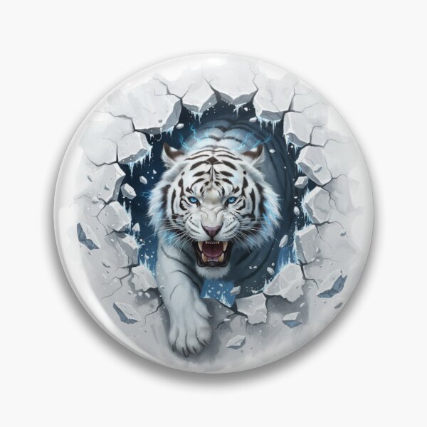 Item preview, Icebreaker Tiger – Spirit of the Frozen Wilds designed and sold by Kavya Art.