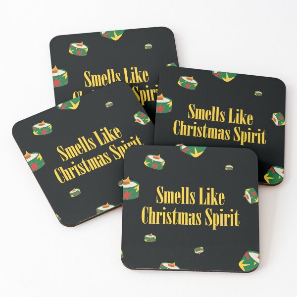 Item preview, Smells Like Christmas Spirit | Black Pattern designed and sold by annemyne.