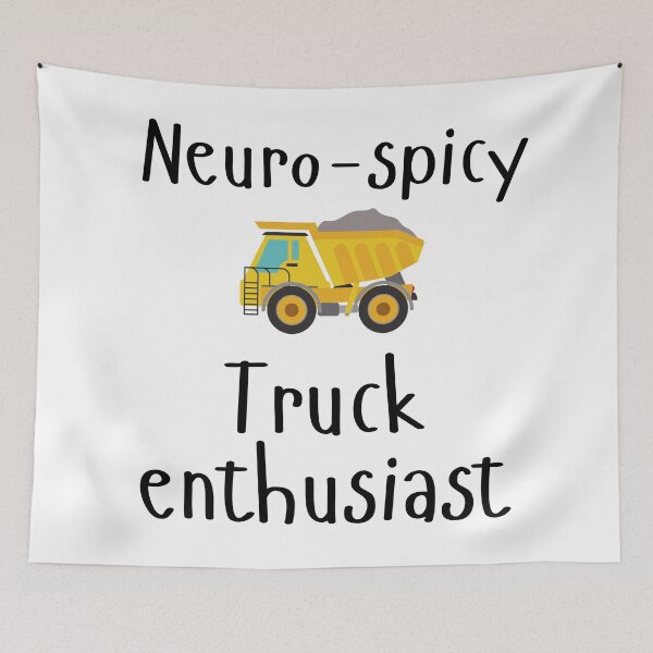 Aperçu de l'œuvre Passionné de camions Neuro-Spicy créée et vendue par Lucs1234.
