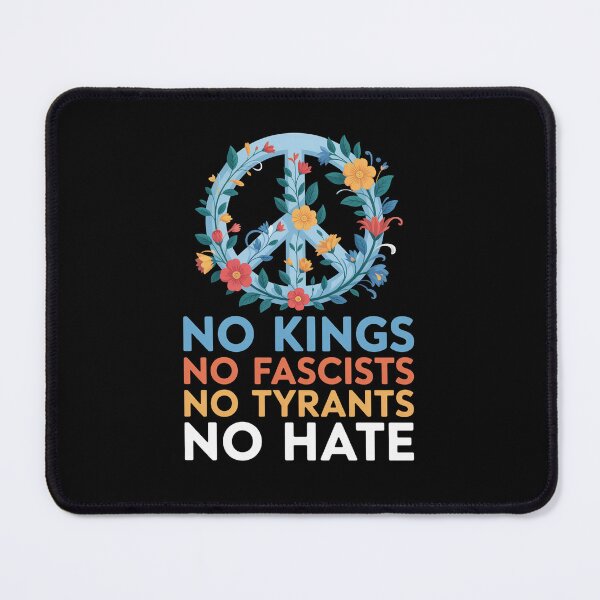 Item preview, No Kings No Fascists No Tyrants No Hate Protest designed and sold by AnixieArtFun.