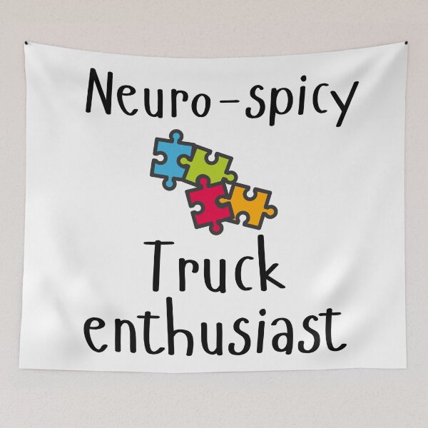 Aperçu de l'œuvre Passionné de camions Neuro-Spicy créée et vendue par Lucs1234.