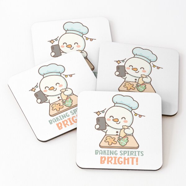 Item preview, Cute Snowman Baking Cookies Christmas – Holiday Baking  designed and sold by stylishdzign.