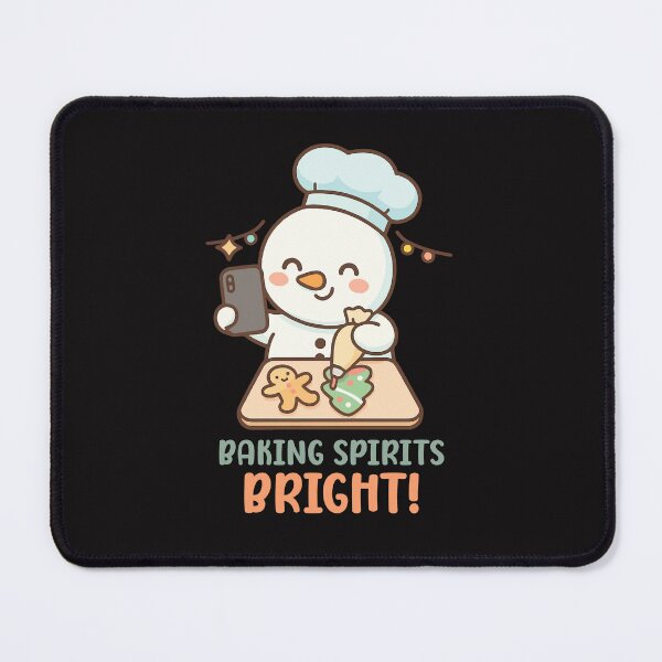 Item preview, Cute Snowman Baking Cookies Christmas – Holiday Baking designed and sold by stylishdzign.