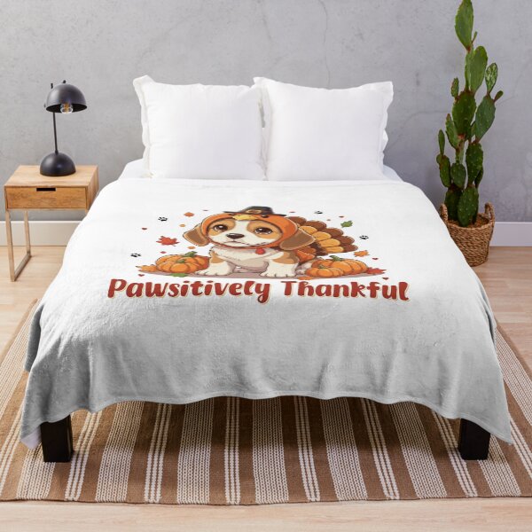 Item preview, Pawsitively Thankful Beagle Thanksgiving Cute Fall designed and sold by The Real Life Symphony.