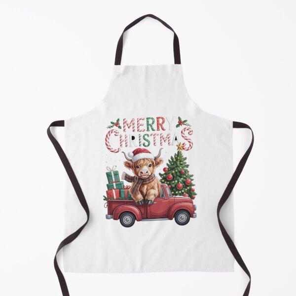 Item preview, Merry Cowmas – Highland Holiday Ride - Rustic Christmas Tree & Presents - Classic T-Shirt designed and sold by inkfluenceart.
