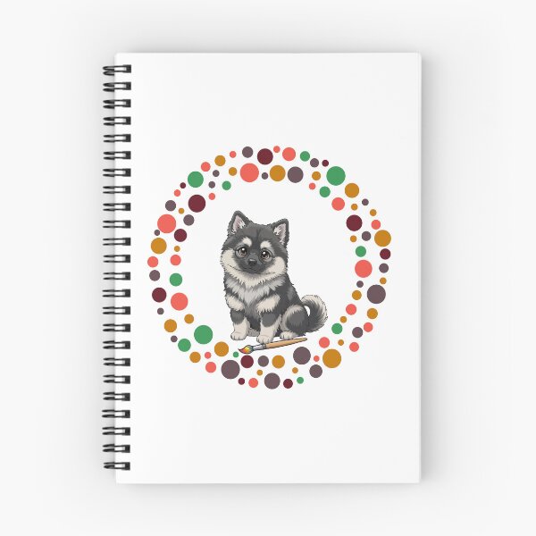 Item preview, Celebrate Dot Day with My Keeshond | Colorful Dog Art  designed and sold by The Real Life Symphony.