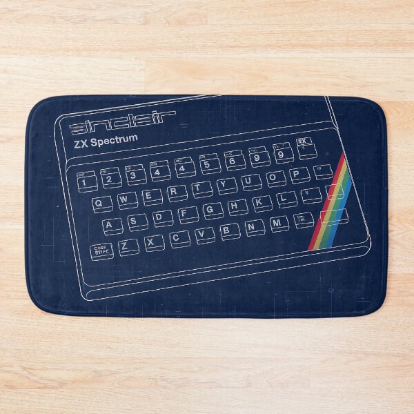 Item preview, ZX Spectrum Computer Blueprint Retro Design designed and sold by Retr0Tshirts.