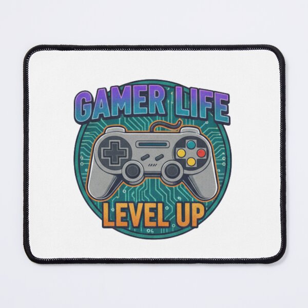 Item preview, Gamer Life Level Up designed and sold by Haven-Sticker.