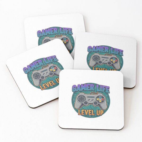 Item preview, Gamer Life Level Up designed and sold by Haven-Sticker.