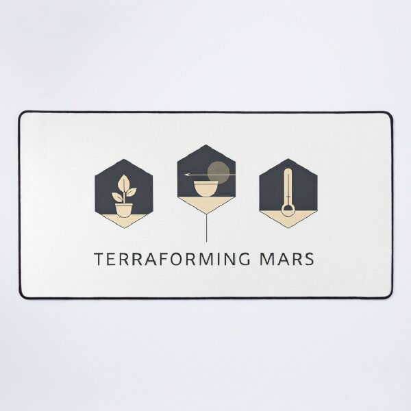 Item preview, Copy of Terraforming Mars Minimalist Sci-Fi Tee designed and sold by nivadaofficiel2.