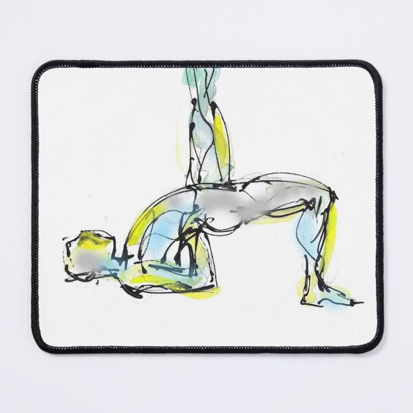 Item preview, Bridge pose - Setu Bandha Sarvangasana designed and sold by Boryana Korcheva.