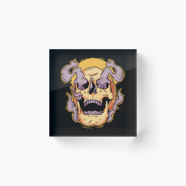 Item preview, Yellow Smoke Skull designed and sold by krbqalice.