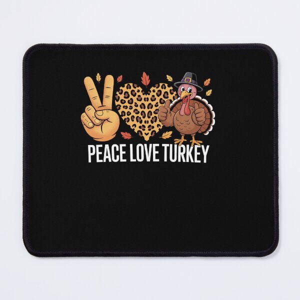 Item preview, Peace Love Turkey Pilgrim Thanksgiving designed and sold by AnixieArtFun.