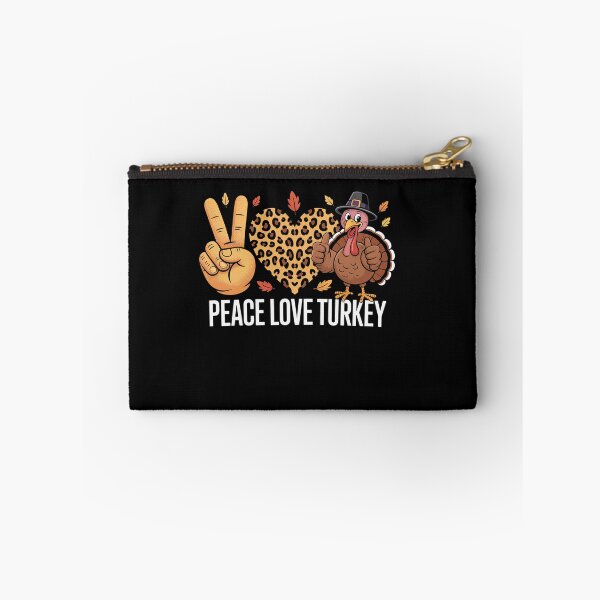 Item preview, Peace Love Turkey Pilgrim Thanksgiving designed and sold by AnixieArtFun.