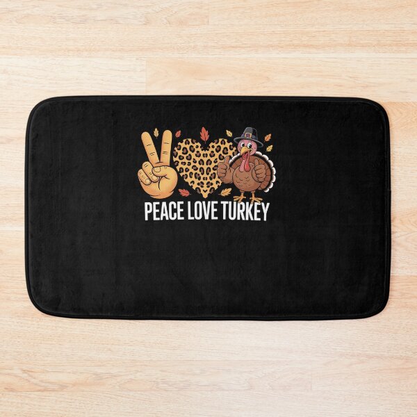 Item preview, Peace Love Turkey Pilgrim Thanksgiving designed and sold by AnixieArtFun.
