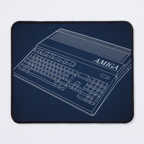 Item preview, Amiga Computer Blueprint Retro Tech Design designed and sold by Retr0Tshirts.