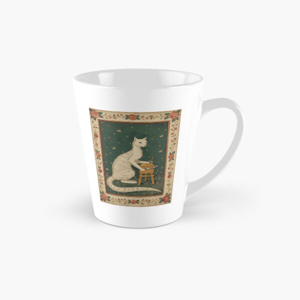 Artikelvorschau, Cremefarbene Katze, Imker, Mittelalterliche Kunst entworfen und verkauft von PictorialWhimsy.