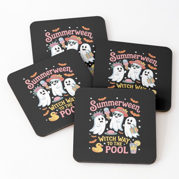 Item preview, Summerween Witch Way To The Pool, Just Waiting For Halloween  designed and sold by KonstanKoraner.