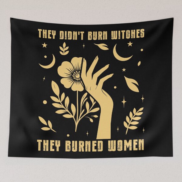 Item preview, They Didn’t Burn Witches. They Burned Women designed and sold by Faissal Thomass.